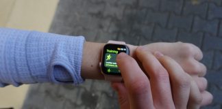 Apple watch training